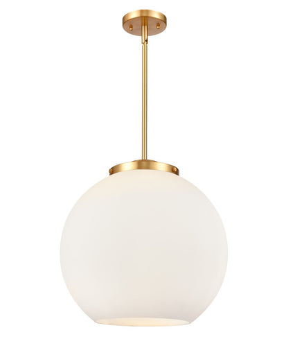 Ballston Three Light Pendant Satin Gold
