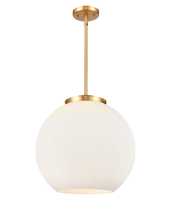 Innovations - 221-3S-SG-G121-16-LED - LED Pendant - Ballston - Satin Gold