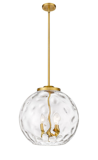 Ballston Three Light Pendant Satin Gold