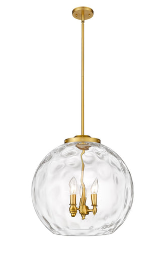 Ballston Three Light Pendant Satin Gold