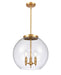 Innovations - 221-3S-SG-G122-16-LED - LED Pendant - Ballston - Satin Gold