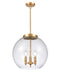 Innovations - 221-3S-SG-G124-16-LED - LED Pendant - Ballston - Satin Gold