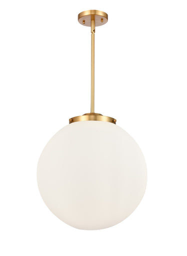 Franklin Restoration Three Light Pendant Satin Gold