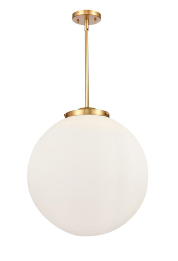 Franklin Restoration Three Light Pendant Satin Gold