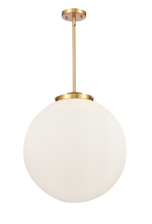 Innovations - 221-3S-SG-G201-18 - Three Light Pendant - Franklin Restoration - Satin Gold