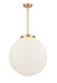 Innovations - 221-3S-SG-G201-18 - Three Light Pendant - Franklin Restoration - Satin Gold