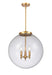 Innovations - 221-3S-SG-G204-18-LED - LED Pendant - Franklin Restoration - Satin Gold