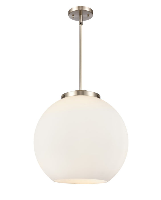 Innovations - 221-3S-SN-G121-16 - Three Light Pendant - Ballston - Brushed Satin Nickel