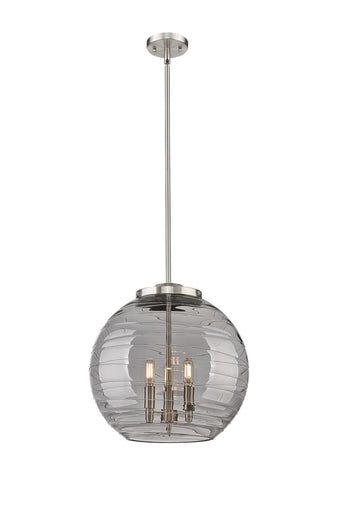Ballston Three Light Pendant Brushed Satin Nickel