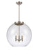Innovations - 221-3S-SN-G122-18-LED - LED Pendant - Ballston - Brushed Satin Nickel