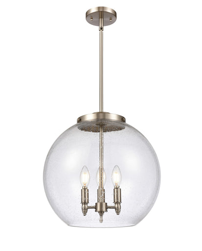 Ballston Three Light Pendant Brushed Satin Nickel