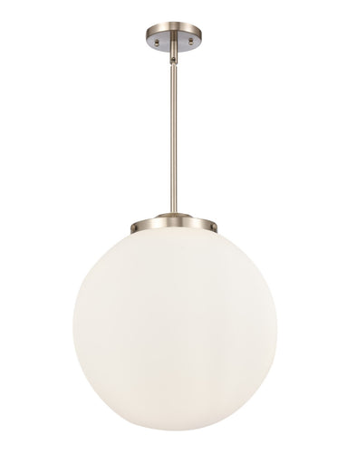 Franklin Restoration Three Light Pendant Brushed Satin Nickel