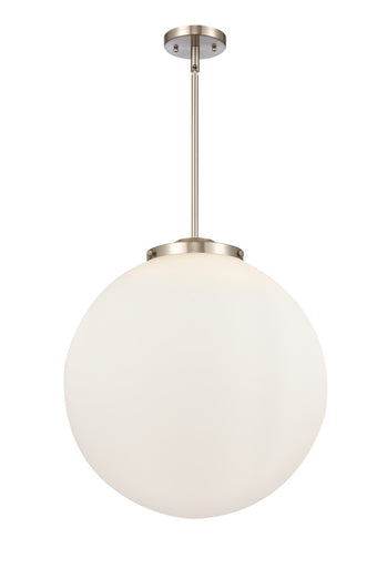 Franklin Restoration Three Light Pendant Brushed Satin Nickel