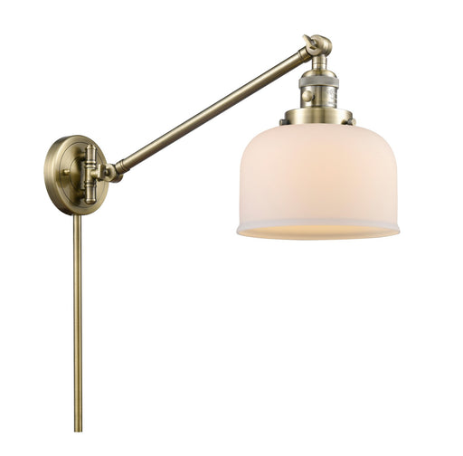 Franklin Restoration LED Swing Arm Lamp Antique Brass