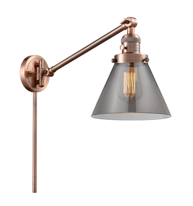 Innovations - 237-AC-G43-LED - LED Swing Arm Lamp - Franklin Restoration - Antique Copper