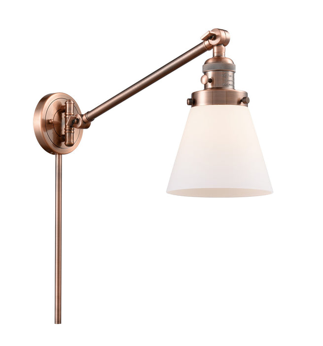 Innovations - 237-AC-G61-LED - LED Swing Arm Lamp - Franklin Restoration - Antique Copper