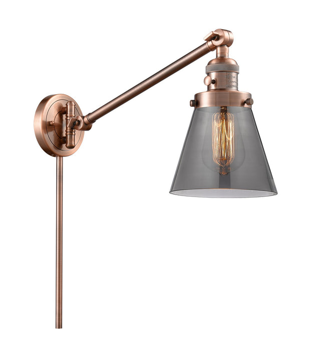 Innovations - 237-AC-G63-LED - LED Swing Arm Lamp - Franklin Restoration - Antique Copper