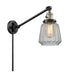 Innovations - 237-BAB-G142-LED - LED Swing Arm Lamp - Franklin Restoration - Black Antique Brass