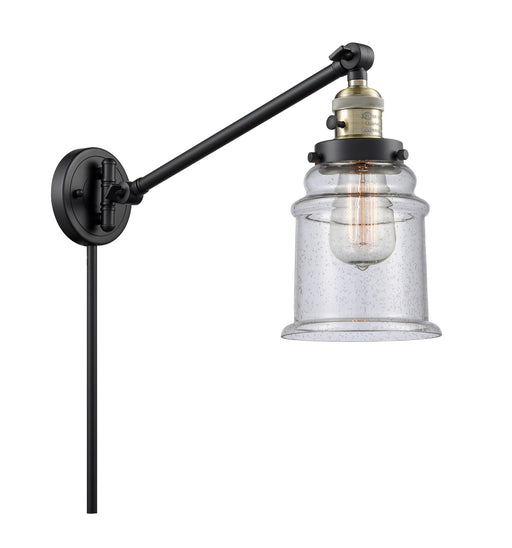 Innovations - 237-BAB-G184-LED - LED Swing Arm Lamp - Franklin Restoration - Black Antique Brass