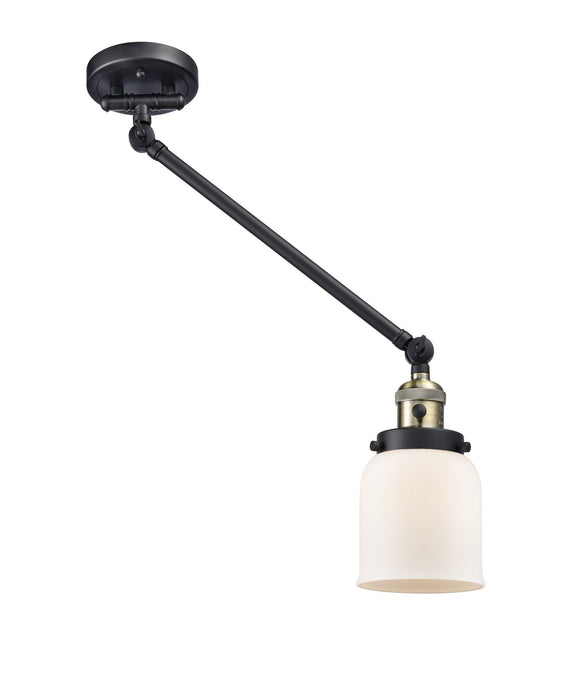 Innovations - 237-BAB-G51-LED - LED Swing Arm Lamp - Franklin Restoration - Black Antique Brass