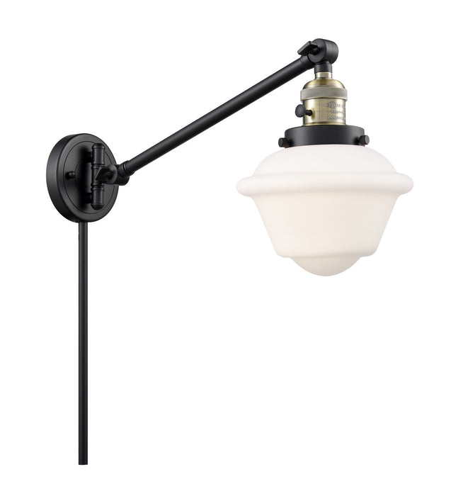 Innovations - 237-BAB-G531-LED - LED Swing Arm Lamp - Franklin Restoration - Black Antique Brass