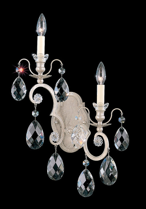 Schonbek - 3757-48S - Two Light Wall Sconce - Renaissance - Antique Silver