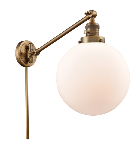 Franklin Restoration LED Swing Arm Lamp Brushed Brass