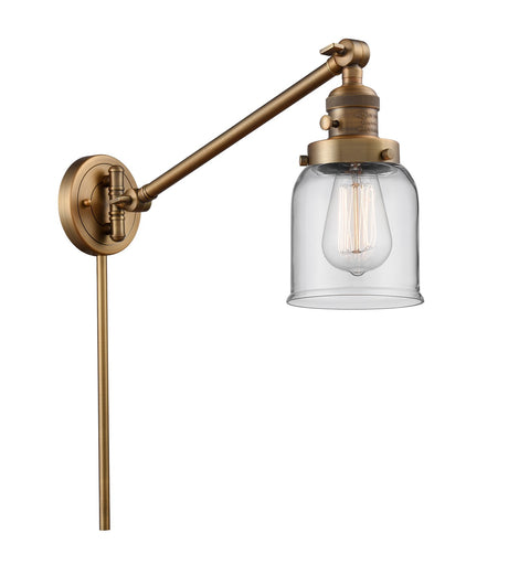 Franklin Restoration LED Swing Arm Lamp Brushed Brass