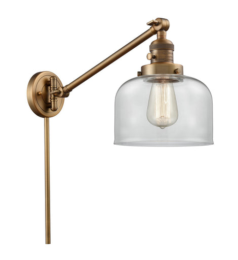 Franklin Restoration LED Swing Arm Lamp Brushed Brass