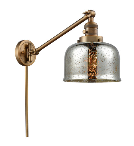 Franklin Restoration LED Swing Arm Lamp Brushed Brass
