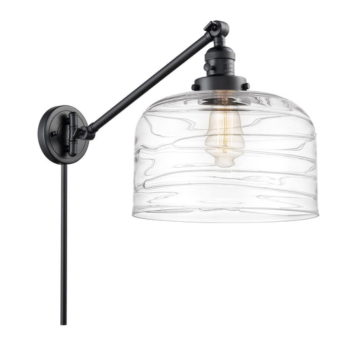 Innovations - 237-BK-G713-L - One Light Swing Arm Lamp - Franklin Restoration - Matte Black