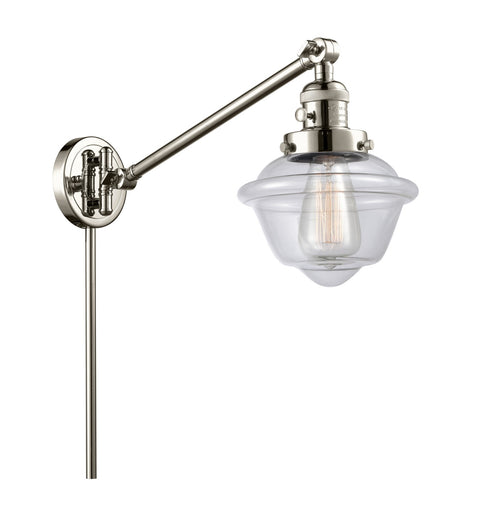 Franklin Restoration LED Swing Arm Lamp Polished Nickel