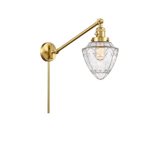 Franklin Restoration One Light Swing Arm Lamp Satin Gold