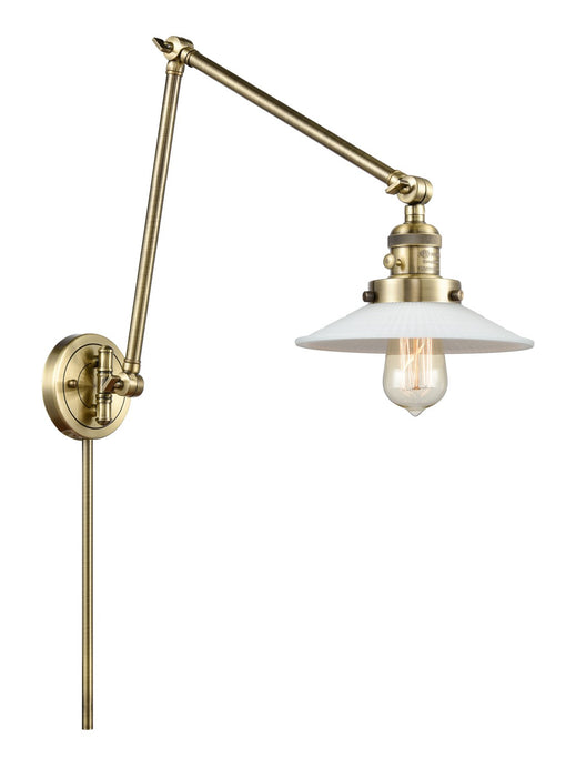 Innovations - 238-AB-G1 - LED Swing Arm Lamp - Franklin Restoration - Antique Brass