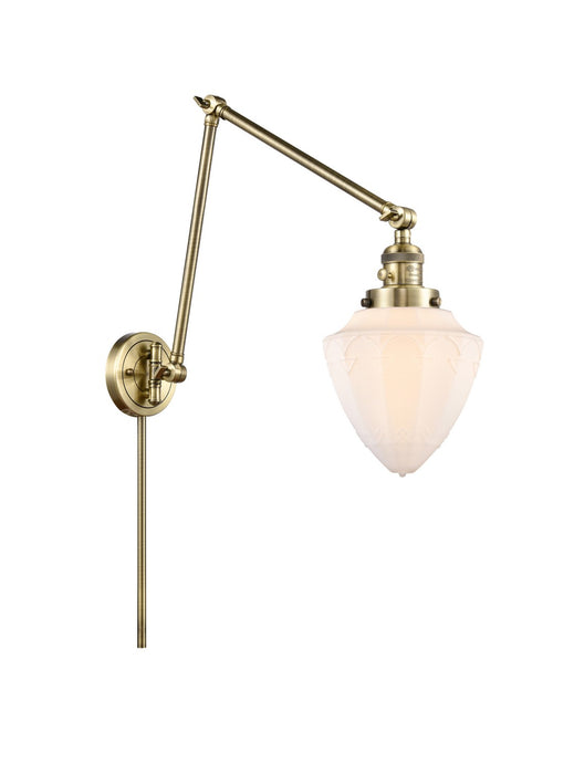 Innovations - 238-AB-G661-7 - One Light Swing Arm Lamp - Franklin Restoration - Antique Brass