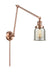 Innovations - 238-AC-G58 - One Light Swing Arm Lamp - Franklin Restoration - Antique Copper