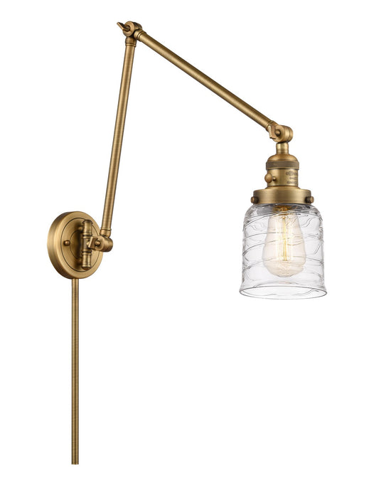 Innovations - 238-BB-G513 - One Light Swing Arm Lamp - Franklin Restoration - Brushed Brass