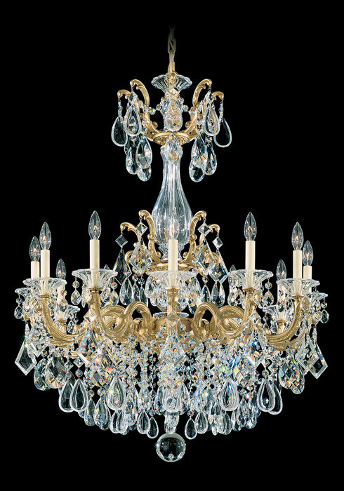 Schonbek - 5011-22S - 12 Light Chandelier - La Scala - Heirloom Gold