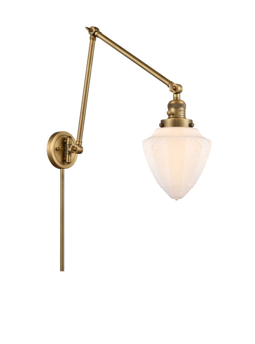 Innovations - 238-BB-G661-7 - One Light Swing Arm Lamp - Franklin Restoration - Brushed Brass