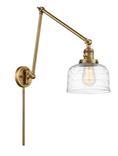 Franklin Restoration One Light Swing Arm Lamp Brushed Brass