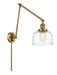 Innovations - 238-BB-G713 - One Light Swing Arm Lamp - Franklin Restoration - Brushed Brass