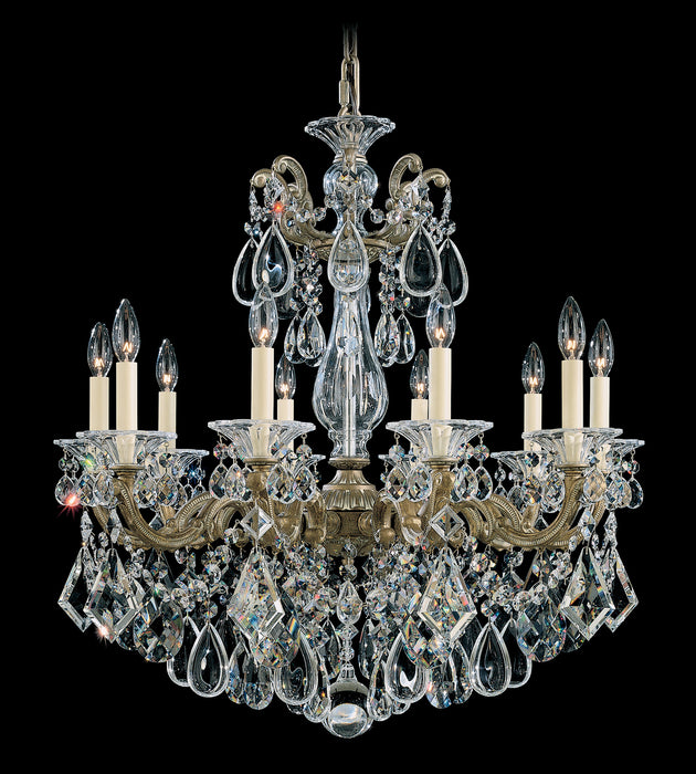 Schonbek - 5074-76S - Ten Light Chandelier - La Scala - Heirloom Bronze