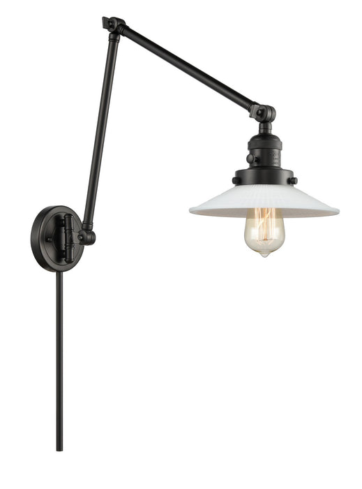 Innovations - 238-BK-G1 - LED Swing Arm Lamp - Franklin Restoration - Matte Black