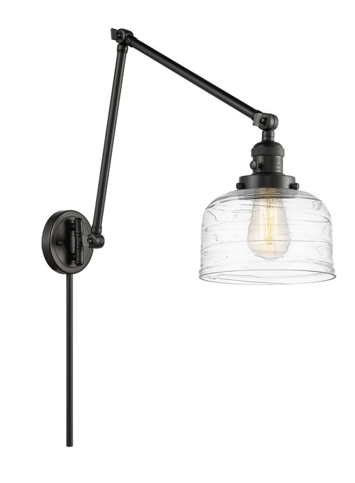 Innovations - 238-BK-G713 - One Light Swing Arm Lamp - Franklin Restoration - Matte Black