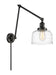 Innovations - 238-BK-G713 - One Light Swing Arm Lamp - Franklin Restoration - Matte Black