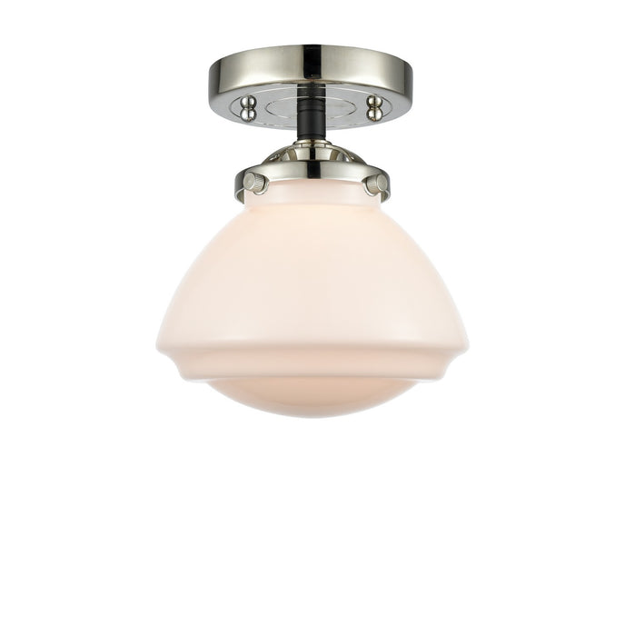 Innovations - 284-1C-BPN-G321 - One Light Semi-Flush Mount - Nouveau - Black Polished Nickel