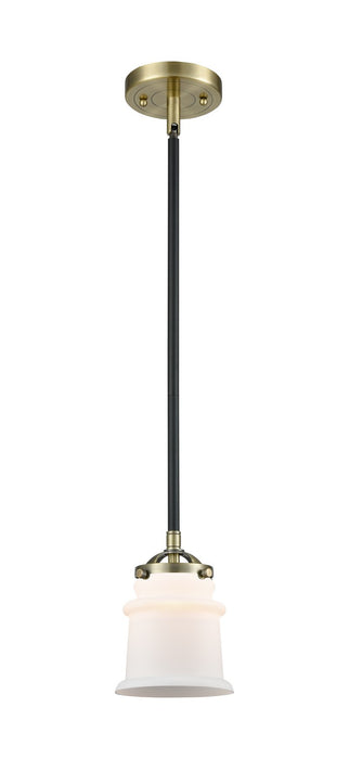 Innovations - 284-1S-BAB-G181S - One Light Mini Pendant - Nouveau - Black Antique Brass