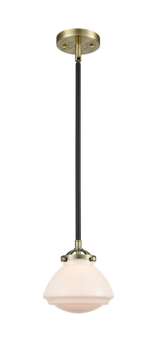 Innovations - 284-1S-BAB-G321 - One Light Mini Pendant - Nouveau - Black Antique Brass