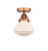 Innovations - 288-1C-AC-G321 - One Light Semi-Flush Mount - Nouveau 2 - Antique Copper