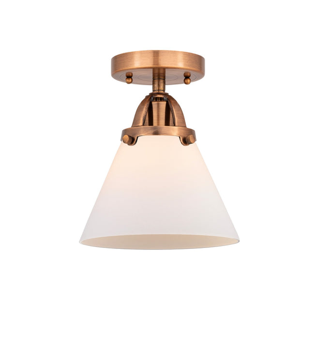 Innovations - 288-1C-AC-G41 - One Light Semi-Flush Mount - Nouveau 2 - Antique Copper